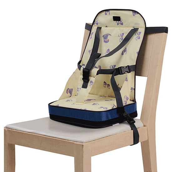 Portable dining chair bag $55.34 Dana Fashion Color: Blue Baby Clothing [Name]: Portable dining chair bag [Specifications]: 30CM × 25CM × 8CM [Material]: Oxford cloth surface + nylon inside + sponge [Color]: sky blue, light yellow, pink. The color of the