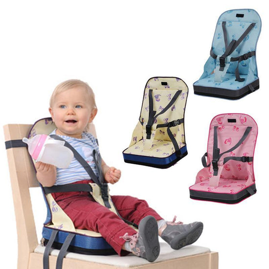 Portable dining chair bag $55.34 Dana Fashion Color: Blue Baby Clothing [Name]: Portable dining chair bag [Specifications]: 30CM × 25CM × 8CM [Material]: Oxford cloth surface + nylon inside + sponge [Color]: sky blue, light yellow, pink. The color of the