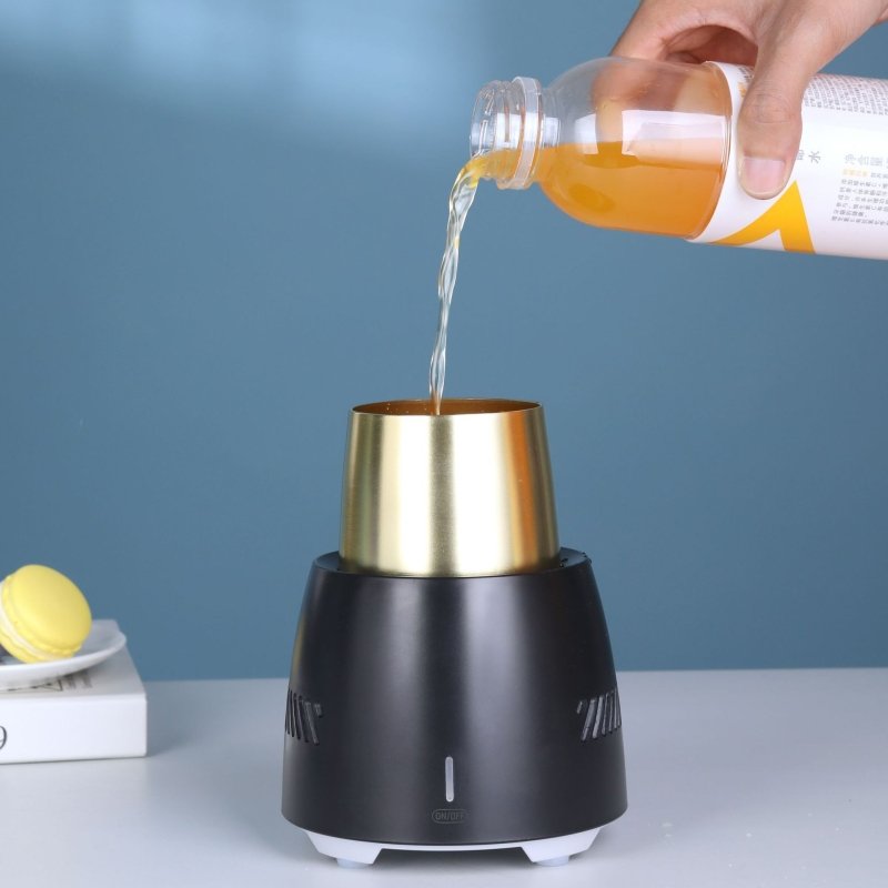 Portable Fast Cooling Cup Electronic Refrigeration Cooler for Beer Wine Beverage Mini Electric Drink Cooler Cup Instant Cooling $89.50 Dana Fashion Color: Black Dana's Kitchen Overview: The cooling cup adopts an advanced ECT semiconductor refrigeration ch