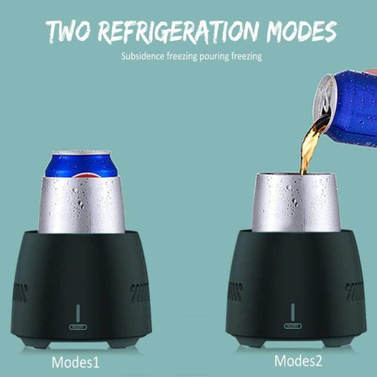 Portable Fast Cooling Cup Electronic Refrigeration Cooler for Beer Wine Beverage Mini Electric Drink Cooler Cup Instant Cooling $89.50 Dana Fashion Color: Black Dana's Kitchen Overview: The cooling cup adopts an advanced ECT semiconductor refrigeration ch