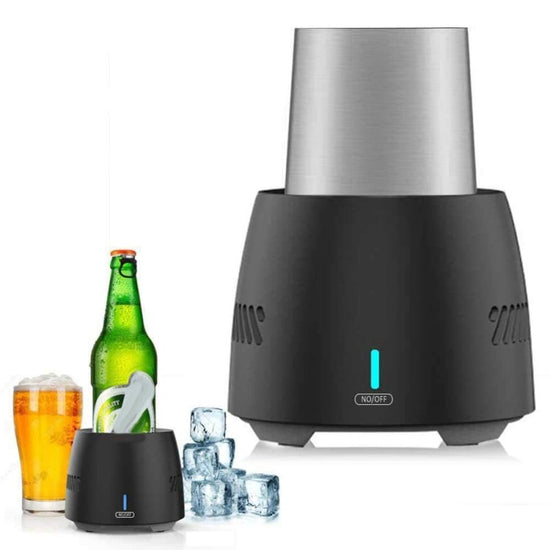Portable Fast Cooling Cup Electronic Refrigeration Cooler for Beer Wine Beverage Mini Electric Drink Cooler Cup Instant Cooling $89.50 Dana Fashion Color: Black Dana's Kitchen Overview: The cooling cup adopts an advanced ECT semiconductor refrigeration ch