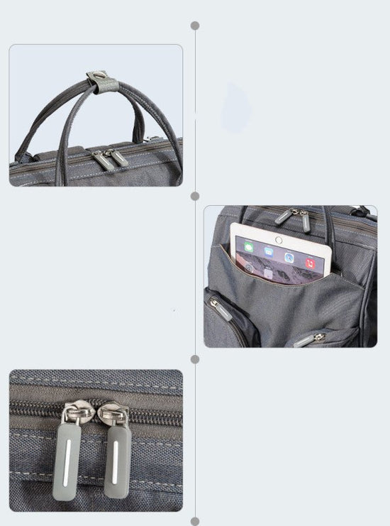 Portable Folding Crib Mummy Bag $108.84 Dana Fashion Color: Black Baby & Mother Specification: Name: Folding crib mummy bag Color: Morandi grey, grass green, dark green, pink, black, light grey, orange, royal blue Size: 32*20*43 (cm) Bed size: 73*23 (cm)