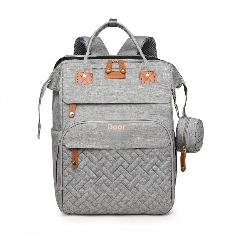 Portable Large Capacity Baby Backpack Milk Bottle Insulation Clip Bag $75.99 Dana Fashion Color: Gray Women's Bags Product information: Pattern: solid color Lining texture: Polyester Applicable scenario: home storage Color: black, pink, dark blue, gray Fu