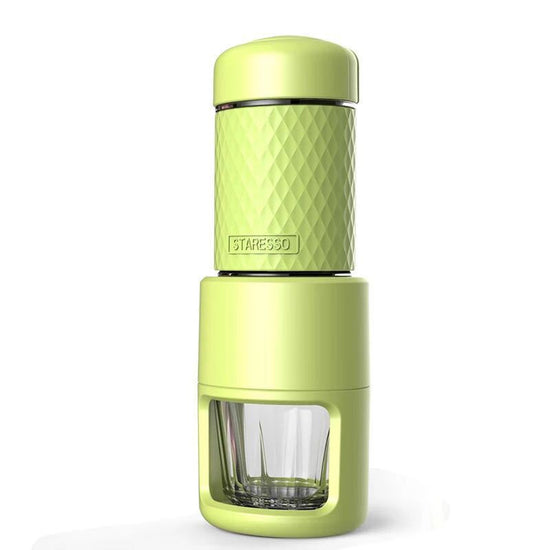 Portable Manual Espresso Coffee Machine $179.00 Dana Fashion Color: green Dana's Kitchen Overview: Convenient to carry, easy to clean and use, suitable for use The pressure bar slide is optimized for quieter use. After the slide is optimized, the sound is