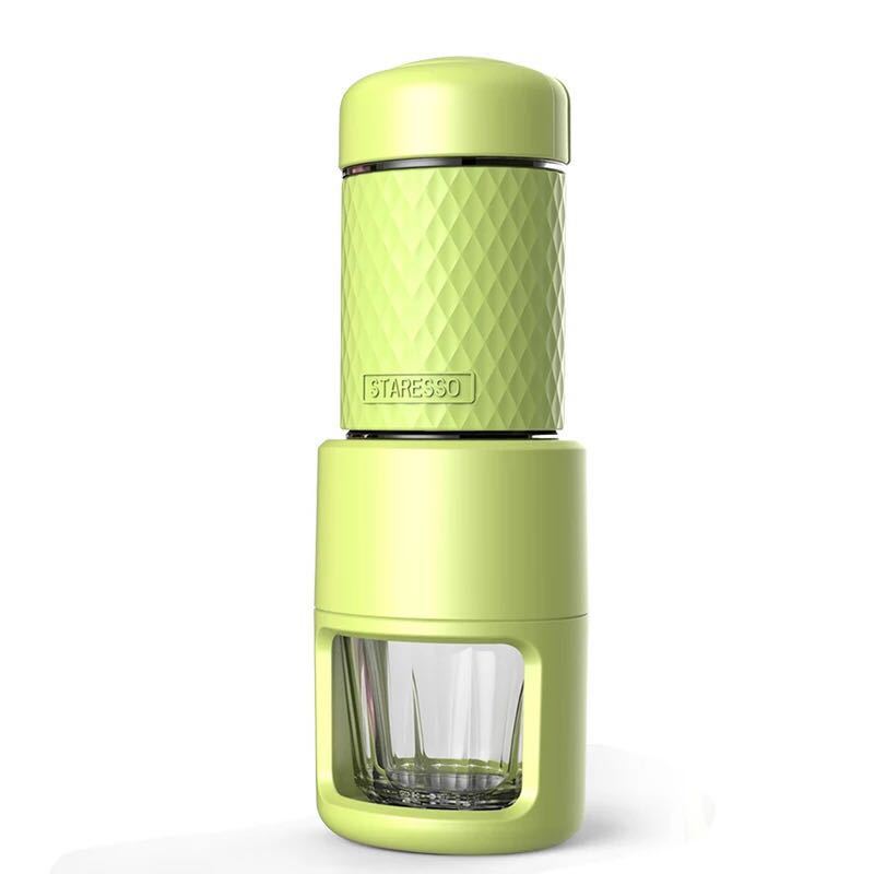 Portable Manual Espresso Coffee Machine $179.00 Dana Fashion Color: green Dana's Kitchen Overview: Convenient to carry, easy to clean and use, suitable for use The pressure bar slide is optimized for quieter use. After the slide is optimized, the sound is