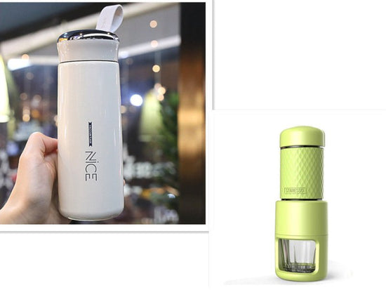 Portable Manual Espresso Coffee Machine $179.00 Dana Fashion Color: Green set Dana's Kitchen Overview: Convenient to carry, easy to clean and use, suitable for use The pressure bar slide is optimized for quieter use. After the slide is optimized, the soun