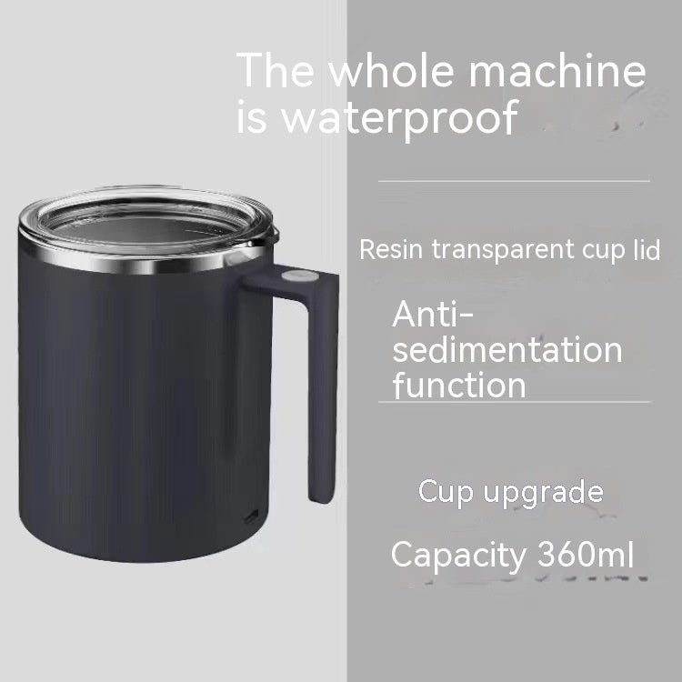 Portable Smart Magnetic Automatic Mixing Coffee Cup Rechargeable Rotating Home Office Travel Stirring Cup $59.90 Dana Fashion Color: Black capacity: 360ml Dana's Kitchen Overview: 1.【Automatic Stirring Mug】This electric self-stirring mug features a built-