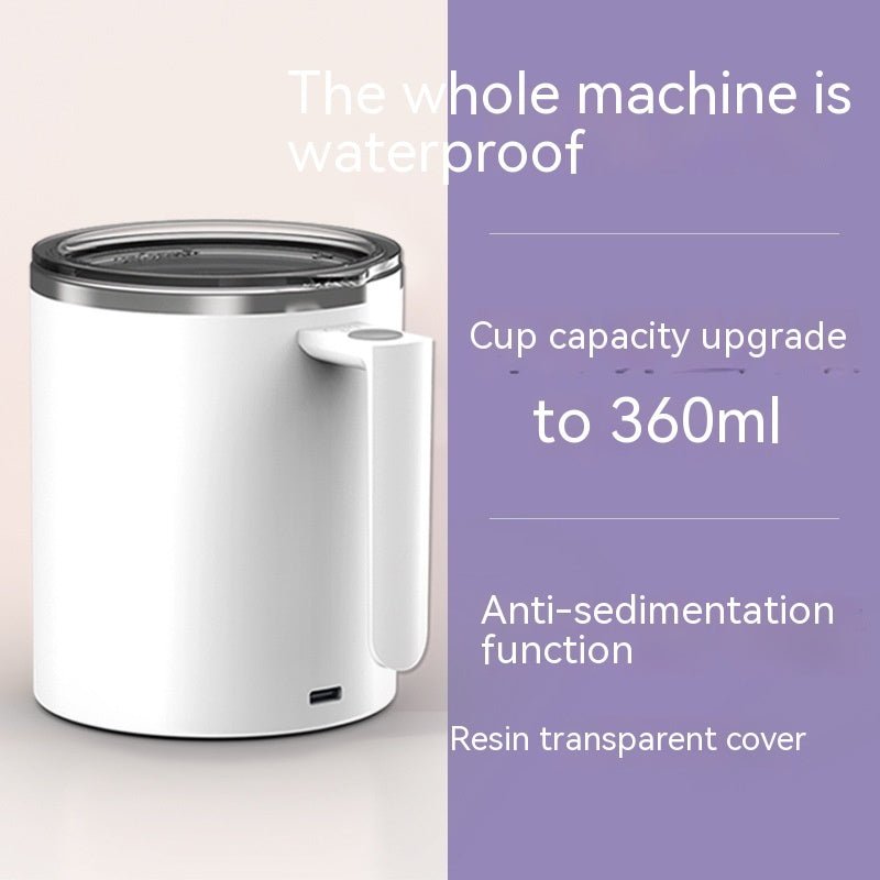 Portable Smart Magnetic Automatic Mixing Coffee Cup Rechargeable Rotating Home Office Travel Stirring Cup $59.90 Dana Fashion Color: White capacity: 360ml Dana's Kitchen Overview: 1.【Automatic Stirring Mug】This electric self-stirring mug features a built-