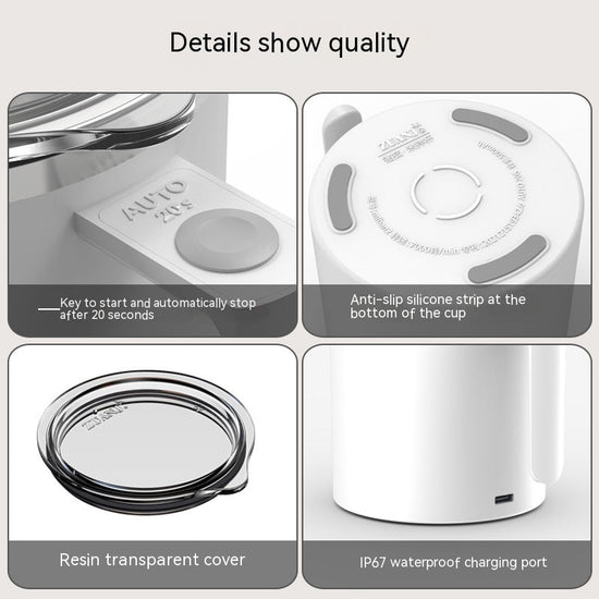 Portable Smart Magnetic Automatic Mixing Coffee Cup Rechargeable Rotating Home Office Travel Stirring Cup $59.90 Dana Fashion Color: Black capacity: 360ml Dana's Kitchen Overview: 1.【Automatic Stirring Mug】This electric self-stirring mug features a built-