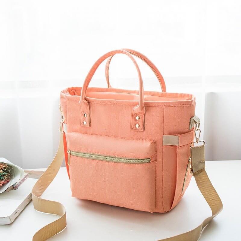 Portable Zipper Convenient Oxford Cloth Multifunctional Bento Thermal Insulated Lunch Bag $39.79 Dana Fashion Color: Pink Women's Bags Product information: Applicable scenario: Bento thermal insulated lunch bag Color: purple, pink, sapphire blue, sky blue