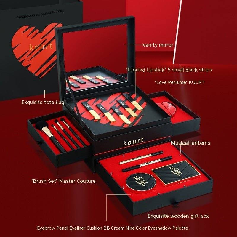 Practical Ideas High-end Birthday Gift $170.00 Dana Fashion Color: Love Gift Box Standard Version makeup Product information: Color ：Love Gift Box Standard Edition Material ：Plastic Packing list: Cosmetic gift box * 1 Product Image:
