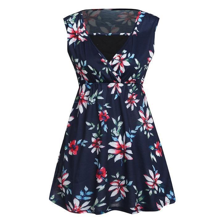 Pregnant Women Floral Printed Vest Maternity $20.12 Dana Fashion Color: Blue Size: L Baby & Mother Fabric name: Cotton 1. Asian sizes are 1 to 2 sizes smaller than European and American people. Choose the larger size if your size between two sizes. Please