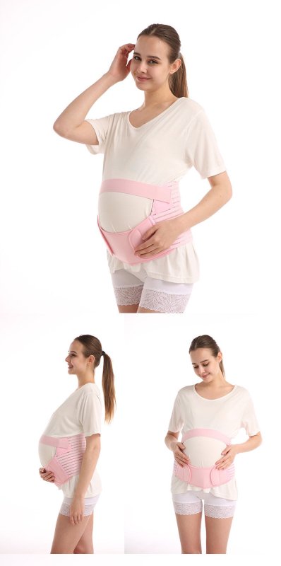 Pregnant Women'S Belly Support Belt During Delivery Period Lumbar Support Breathable Adjustable Third Trimester Protective Belt $15.08 Dana Fashion Color: Pink Size: 2XL Baby & Mother Product information Name: Stomach Support Belt Fabric: Cotton, fish rib