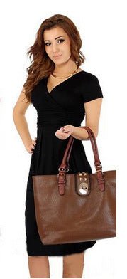 Pregnant women's stretch dress $14.69 Dana Fashion Color: black Size: L Baby & Mother Main fabric composition: Acrylic size bust waist hip length S 84 68 88 92 M 88 72 92 93 L 92 76 96 94 XL 96 80 100 95 1. Asian sizes are 1 to 2 sizes smaller than Europe