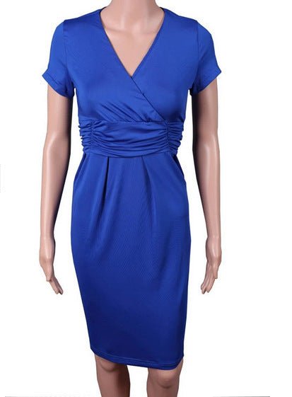 Pregnant women's stretch dress $14.69 Dana Fashion Color: blue Size: L Baby & Mother Main fabric composition: Acrylic size bust waist hip length S 84 68 88 92 M 88 72 92 93 L 92 76 96 94 XL 96 80 100 95 1. Asian sizes are 1 to 2 sizes smaller than Europea