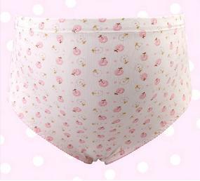 Pregnant women's underwear, stomach lift pants, maternity clothes, cotton, pregnant women's underwear, adjustable high waist pants $9.10 Dana Fashion Color: Pink apple Size: L Baby & Mother size size L XL XXL 3XL abdominal girth(cm) 72 76 80 84 can stretc