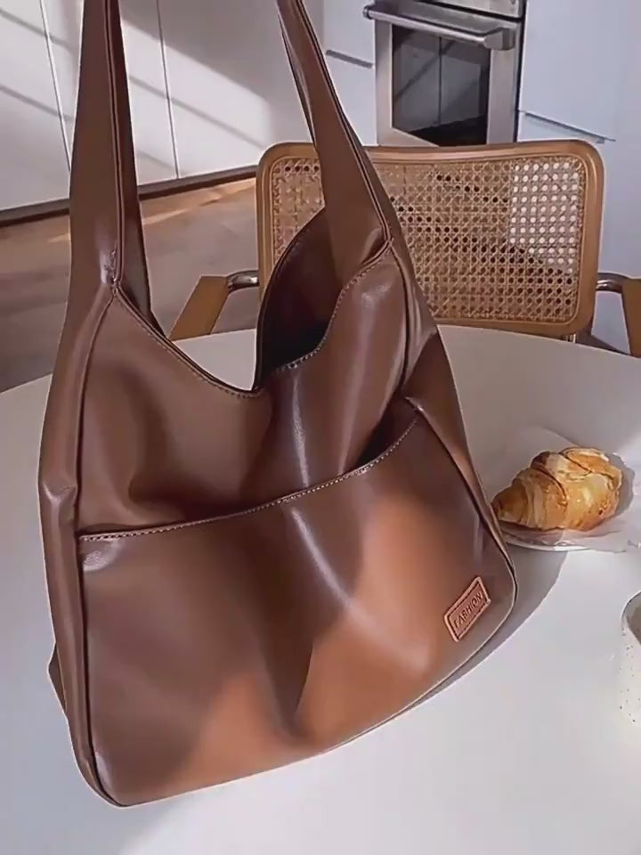 Women Vintage Hobo Bag Casual PU Leather Shoulder Bag Large Capacity Retro Tote Handbag Soft Underarm Bag Fall Winter Bag $30.00 Dana Fashion Color: Black Women's Bags Overview: Unique design, stylish and beautiful. Good material, comfortable wear. A vari