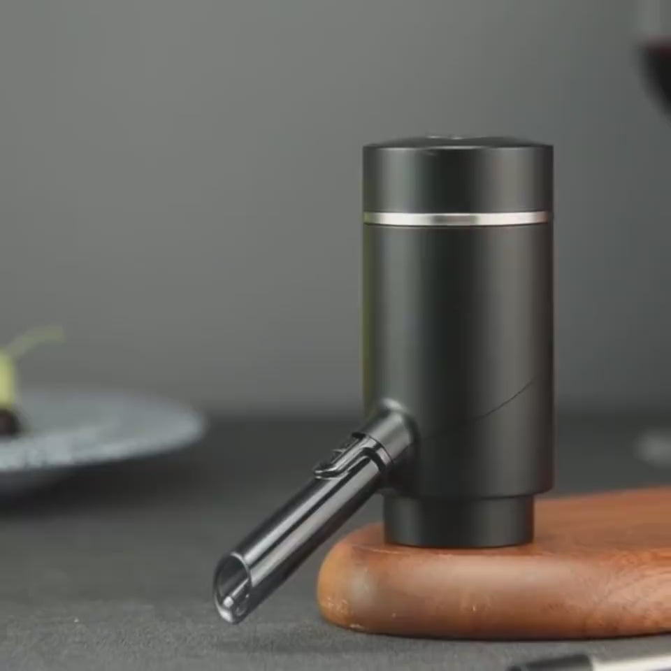 Klt Factory Electric Wine Dispenser $67.68 Dana Fashion style: 1 Style power: USB Dana's Kitchen Product information Product name:[Dry battery type] Electric decanter dispenser Product model: KD-3 Product features: instant decanting and pouring Color: bla