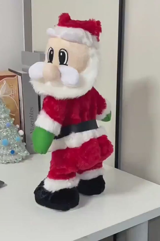 Christmas Decorations Electric Santa Toys Creative Twist Music Santa Claus Dolls $48.89 Dana Fashion Style: English Color: Red Size: 16x12x46CM Toys & Hobbies material: plastic Size: 16*12*46CM color: red Category: Christmas electric old toys Packaging; g