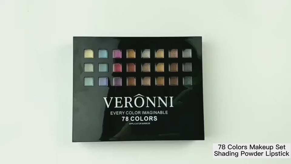 78 Colors Makeup Set Shading Powder Lipstick $54.37 Dana Fashion Color Classification: 78 Colors Eye Shadow makeup Product information: Color: as shown in the picture Style: 78-color push-pull eye shadow Category: Makeup Set Pattern: solid color Specifica