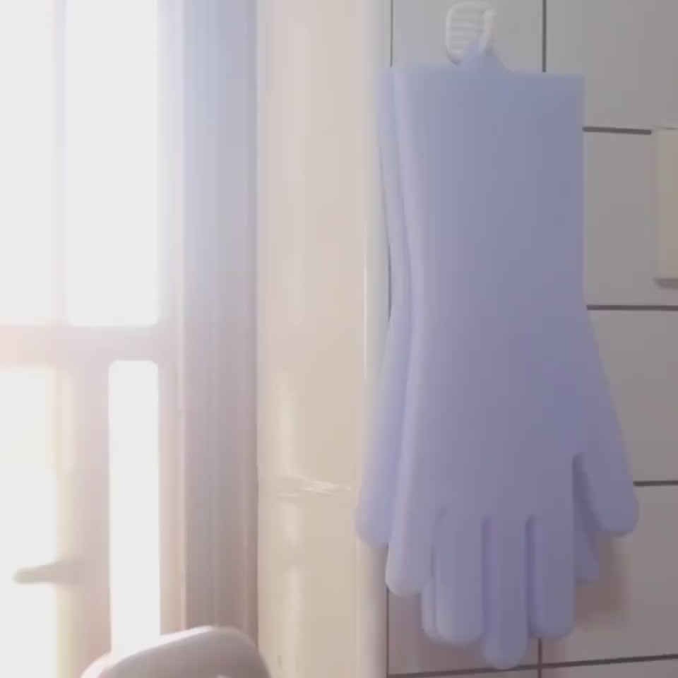Silicone Heat-resistant Cleaning Brush Scrubbing Gloves $23.11 Dana Fashion Color: Blue1 Dana's Kitchen Overview : 1. Non-slip , anti-scalding , heat-insulating , wear-resistant , environmentally friendly, non-stick oil , easy to clean 2. Combined design