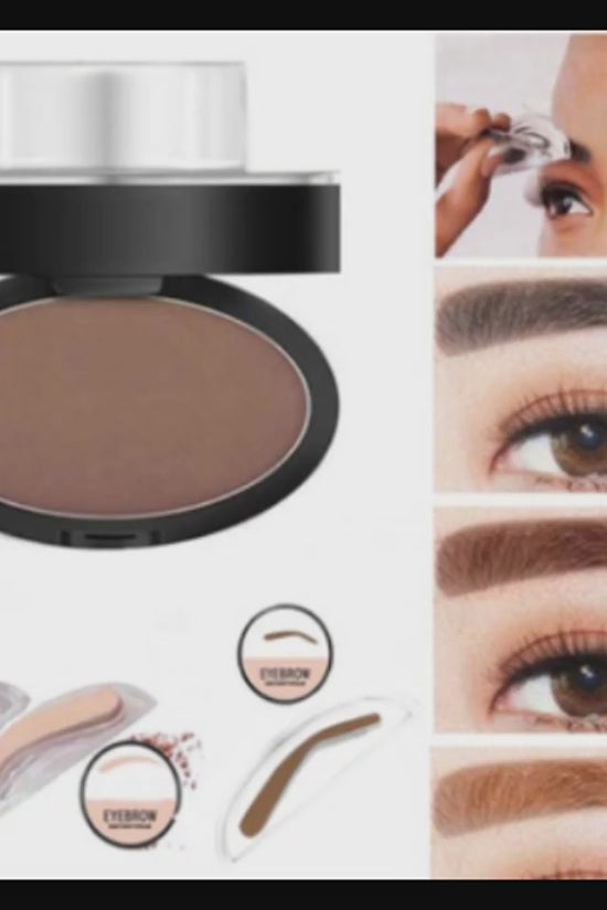 Eyebrow Powder Stamp Tint Stencil Kit Cosmetics Professional Makeup Waterproof Eye Brow Stamp Lift Eyebrow Enhancers Stencil Kit $24.99 Dana Fashion Color: Brown Model: 3style Set makeup نظرة عامة: 1. طباعة واحدة وفرشاة واحدة مريحة وسريعة لصنع المكياج 2.