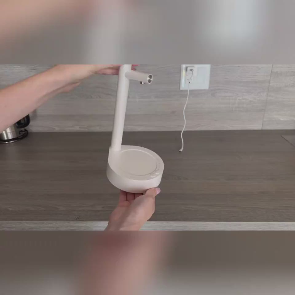 Desk Dispenser Electric Water Gallon Automatic Water Bottle Dispenser Rechargeable Water Dispenser $72.67 Dana Fashion Color: Blue with gravity Electrical outlet: USB Dana's Kitchen Overview: 1.【Aesthetic & Upgraded Design】 Impress your guests and elevate
