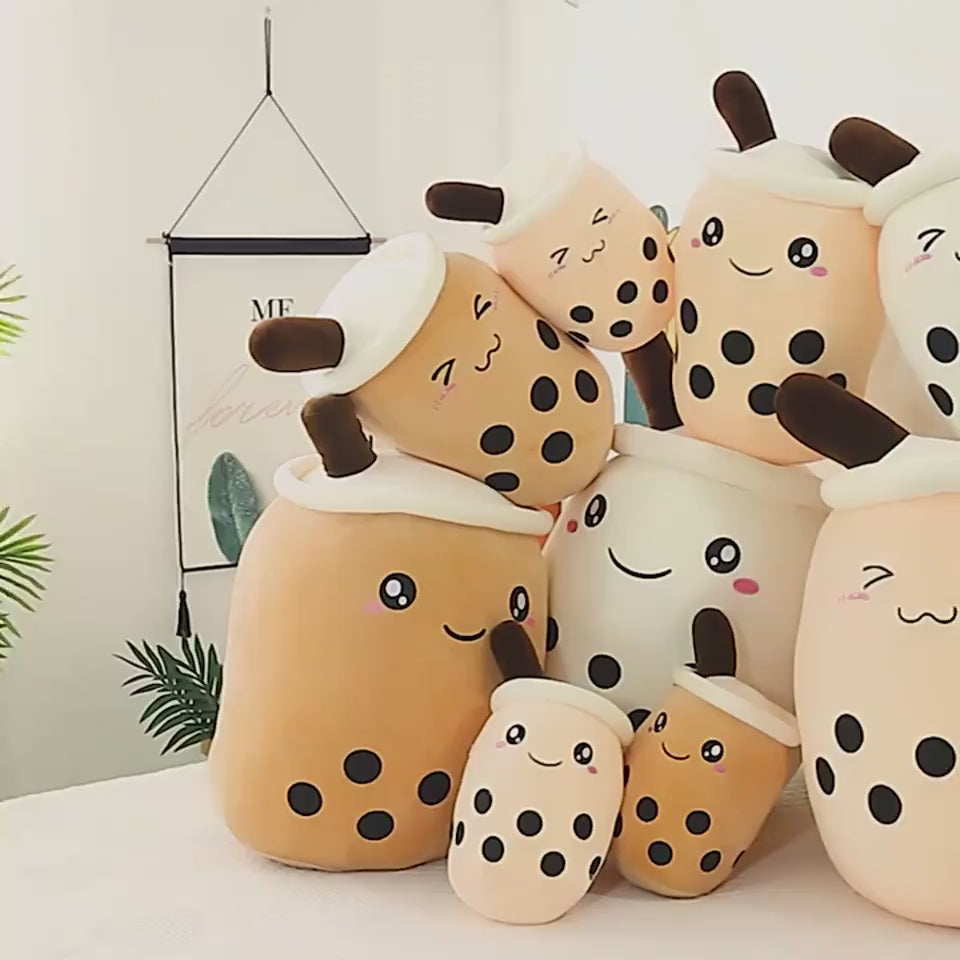 Cute Fruit Drink Plush Stuffed Soft Strawberry Milk Tea Plush Boba Tea Cup Toy Bubble Tea Pillow Cushion Kids Gift $18.55 Dana Fashion Color: Brown Size: 24CM Toys & Hobbies Overview: 1. Select comfortable fabrics The fabric is comfortable, soft to the to