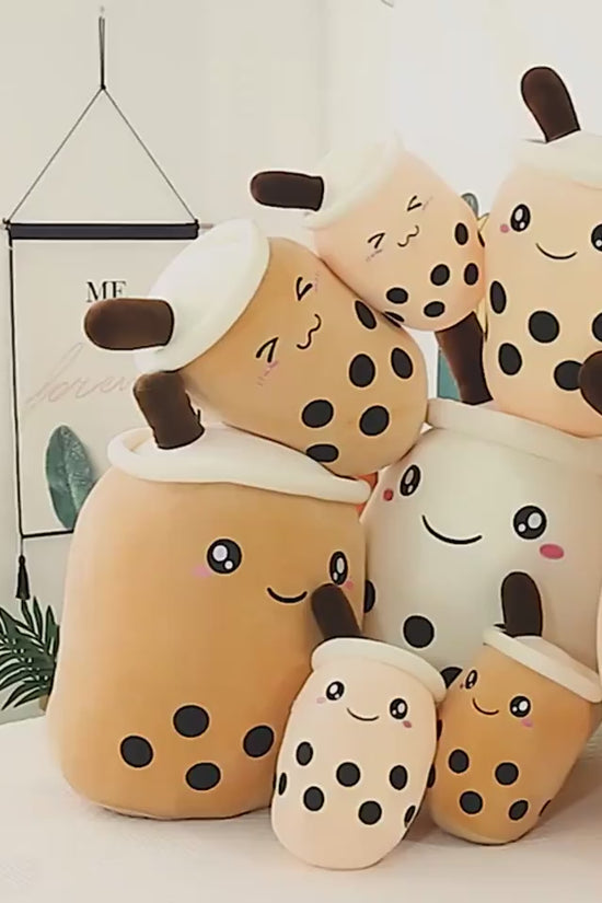 Cute Fruit Drink Plush Stuffed Soft Strawberry Milk Tea Plush Boba Tea Cup Toy Bubble Tea Pillow Cushion Kids Gift $18.55 Dana Fashion Color: Brown Size: 24CM Toys & Hobbies Overview: 1. Select comfortable fabrics The fabric is comfortable, soft to the to