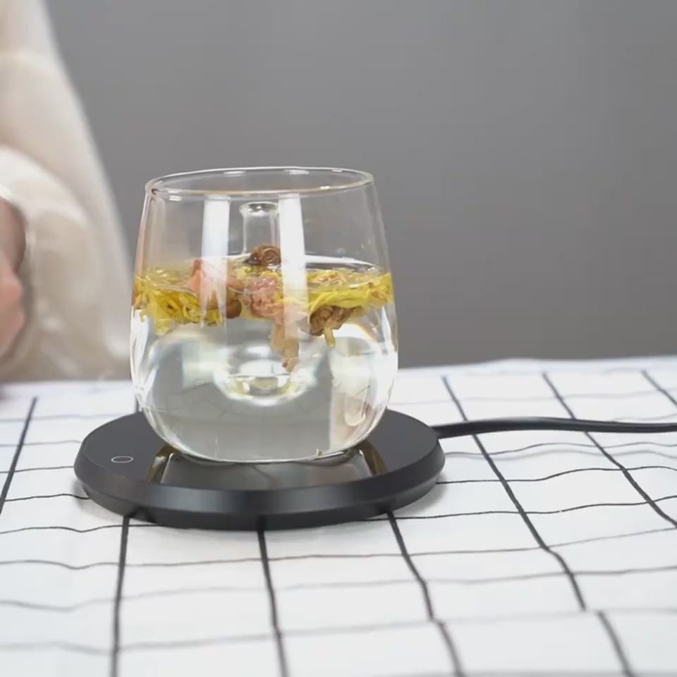 USB Coffee Mug Cup Warmer Milk Tea Water Cup Heating Electric Touch Pad Temperature Adjustable Hot Tea Maker Heater Warmer $35.50 Dana Fashion Color: Black Electrical outlet: TypeC Dana's Kitchen Emphasize: 1. The product only includes the heating coaster