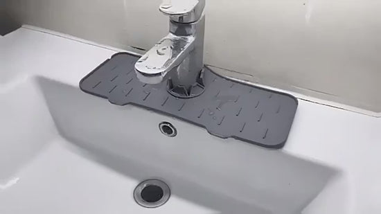 Kitchen Silicone Faucet Absorbent Mat Sink Splash Guard Silicone Faucet Splash Catcher Countertop Protector For Bathroom Kitchen Gadgets $16.00 Dana Fashion Color: Black Model: 2styles quantity: 1PC Dana's Kitchen Overview The counter where the faucet and