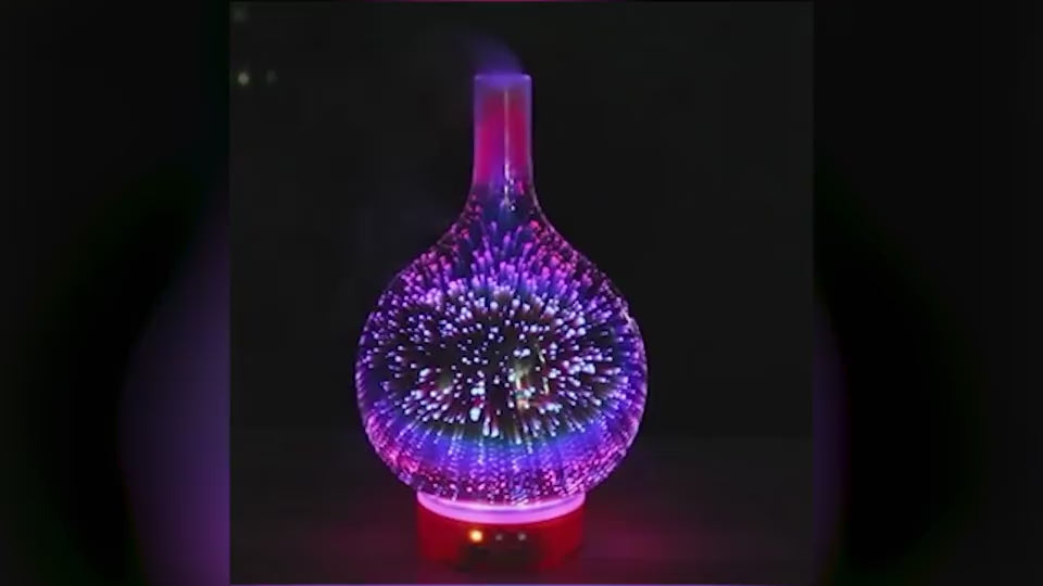 3D Glass Aroma Diffuser Colorful Lamp Humidifier Night Light $85.00 Dana Fashion Product specification: A AU Beauty Tools Overview: 1. Aromatherapy & Atomizer Switch Press once and press again to stop the spray. 2. Color switch After turning on the power,