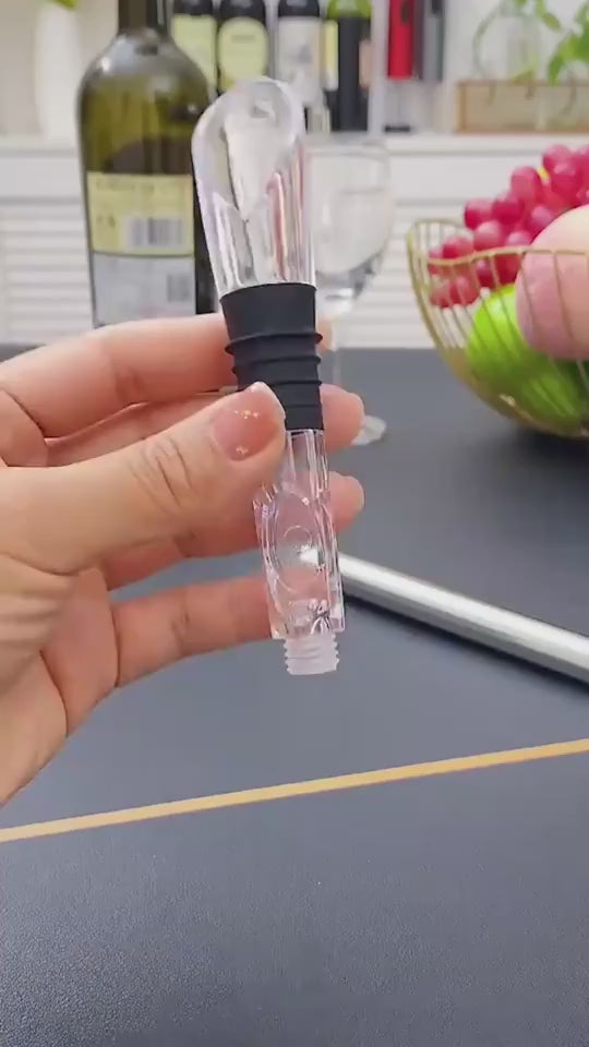 Wine Bottle Cooler Stick Stainless Steel Wine Chilling Rod Leakproof Wine Chiller Beer Beverage Frozening Stick Bar Tools $23.06 Dana Fashion Color: Black style: Box packaging Dana's Kitchen Overview: A three-in-one wine cooling rod that combines a bottle