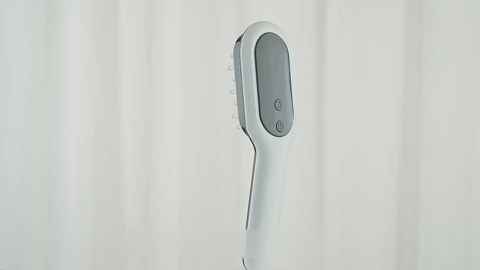 Electric Head Massager Magnetic Therapy Hair Growth Comb Blue Red Light Scalp Massage Brush Relieve Fatigue Pressure LED Display $37.00 Dana Fashion Color: White Beauty Tools Overview 1. Red and blue light can penetrate the epidermal cells, reach the root