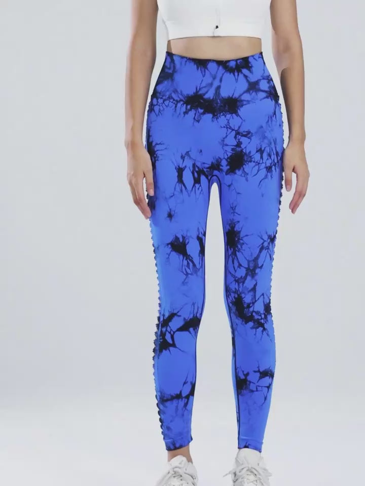 3 Pack Women's Tie-Dye Cutout Yoga Pants High-Waisted Leggings Women's Tie-Dye Leggings,, Leggings Women High Waisted Seamless Workout Leggings Gym Booty Tights Tummy Control Yoga Pants $179.00 Dana Fashion Color: 3PACK2 Size: L Women's clothing Butt lift