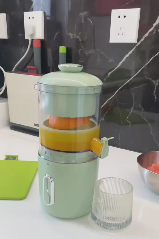Multifunctional Wireless Electric Juicer Steel Orange Lemon Blender USB Portable Mini Fruit Squeezer Pressure Juicer Kitchen $151.38 Dana Fashion Color: Fresh Green Dana's Kitchen Overview: 1. 【Orange Juice Squeezer】 Simple one-button automatic pressing o