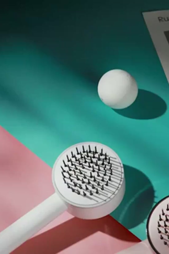 3D Air Cushion Massager Brush With Retractable Bristles Self Cleaning Hair Brush Massage One-key Self-cleaning Hair Brush Anti-Static Airbag Massage Comb For Women Curly Hair Brush $19.00 Dana Fashion Color: Pink Beauty Tools 3D Air Cushion Design: Our wo