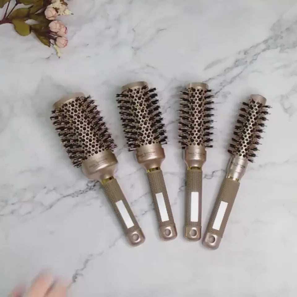 Professional Hair Brush $11.99 Dana Fashion style: 25mm Beauty Tools Description Condition:New Color:As Show In The Picture Material: Plastic+Nylon Length:app 30.4cm Weight:About 83/93/110/126G Package include:1 X Comb Portable to carry Convenient for dai