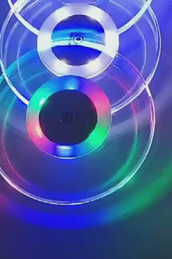 LED Glow Coaster Acrylic Crystal Emitting Luminous Bar Cocktail Mug Stand Light Coasters Flashing Base Tableware Decoration Pads $19.50 Dana Fashion Color: Flower Type IPL Dana's Kitchen Overview: 1. Fast flashing, slow flashing, steady flashing, led coas