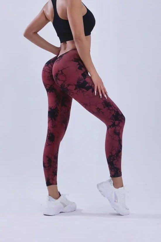3 Pack Women's Scrunch Workout Leggings, High Waisted Butt Lifting Tie-dye V Back Waist Seamless Gym Yoga Leggings, Workout Leggings For Women Jada Leggings $189.00 Dana Fashion Color: 3PACK1 Size: L Women's clothing Butt lift Leggings: sexy booty legging