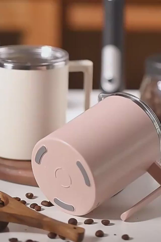 Portable Smart Magnetic Automatic Mixing Coffee Cup Rechargeable Rotating Home Office Travel Stirring Cup $59.90 Dana Fashion Color: Black capacity: 360ml Dana's Kitchen Overview: 1.【Automatic Stirring Mug】This electric self-stirring mug features a built-