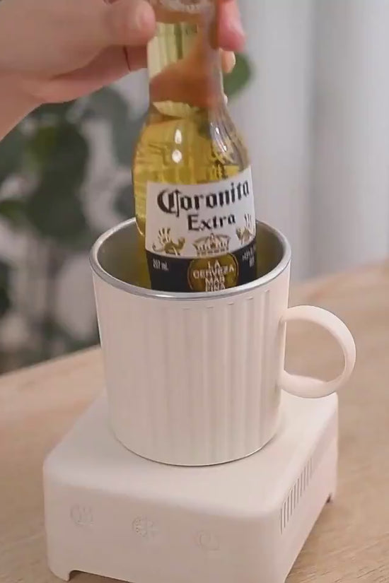 Mini Quick Cooling Cup Beer Beverage Rapid Refrigeration Ice Maker Machine Cold Drink Heating Home Dormitory Food Grade 400ml Kitchen Gadgets $98.50 Dana Fashion Color: Avocado Green Style: with car cable Dana's Kitchen Overview: Wide Application: The fas