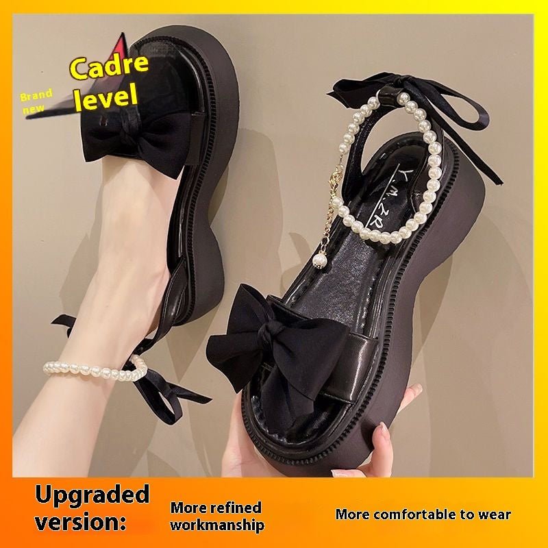 Princess Holiday Sandals For Women Summer $39.50 Dana Fashion Color: Black Size: 35 Women's shoes Product information: Lining material: PU Toe holder shape: Pointed Color: creamy-white upgraded version, black upgraded version Shoe Upper material: PU Size: