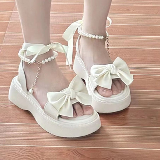 Princess Holiday Sandals For Women Summer $39.50 Dana Fashion Color: Beige Size: 35 Women's shoes Product information: Lining material: PU Toe holder shape: Pointed Color: creamy-white upgraded version, black upgraded version Shoe Upper material: PU Size: