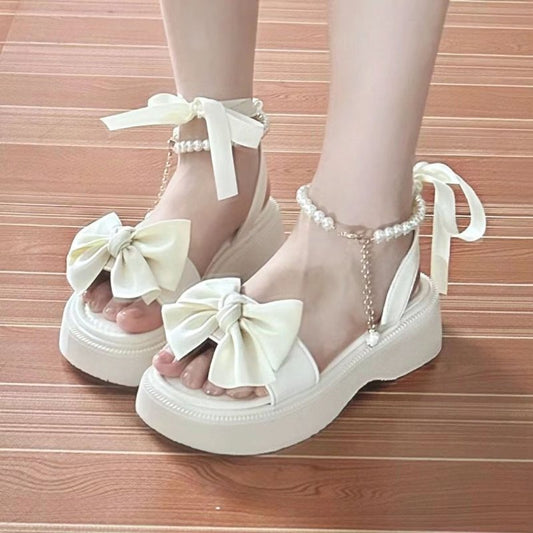 Princess Holiday Sandals For Women Summer $39.50 Dana Fashion Color: Beige Size: 35 Women's shoes Product information: Lining material: PU Toe holder shape: Pointed Color: creamy-white upgraded version, black upgraded version Shoe Upper material: PU Size: