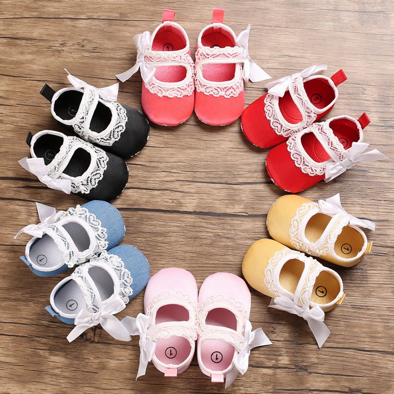 Princess shoes baby toddler shoes $13.44 Dana Fashion Color: Black Size: 11cm Baby & Mother Product Category: Toddlers Applicable gender: female Upper material: cotton Suitable season: spring, autumn, summer style: Casual Process: Embossing Function: brea