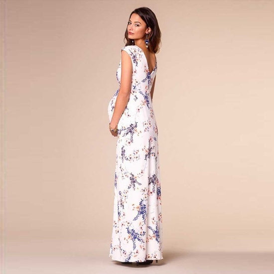 Printed Slim Thin Floral Chiffon Dress $23.24 Dana Fashion Color: Black Size: L Baby & Mother Main fabric composition: polyester fiber