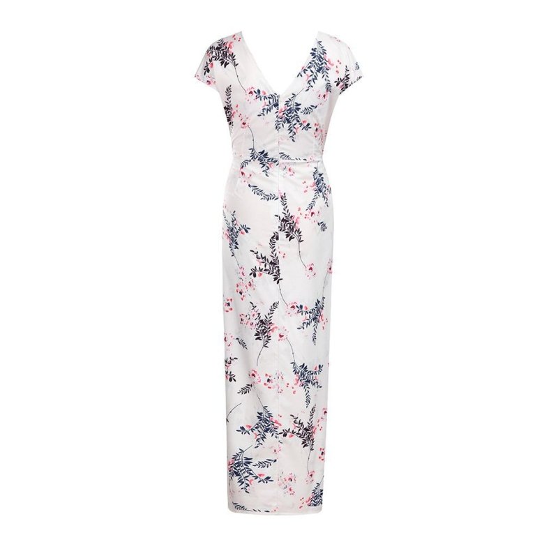 Printed Slim Thin Floral Chiffon Dress $23.24 Dana Fashion Color: Black Size: L Baby & Mother Main fabric composition: polyester fiber