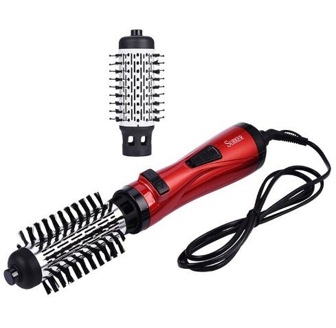Professional Hair Dryer Rotary Brush Machine 2 in 1 Multifunction Hair Curler Curling Iron Wand Styling Tools $45.99 Dana Fashion Color: Red EU Beauty Tools 3-speed temperature control 2 files sharp, 1 file selects the cold air button C file: positioning