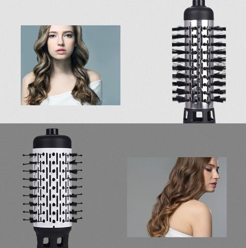 Professional Hair Dryer Rotary Brush Machine 2 in 1 Multifunction Hair Curler Curling Iron Wand Styling Tools $45.99 Dana Fashion Color: Red EU Beauty Tools 3-speed temperature control 2 files sharp, 1 file selects the cold air button C file: positioning